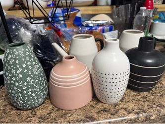 Ceramic decorative Mini Pottery Vases for Flowers All For $10