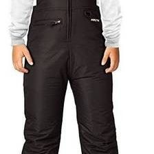 NEW size XS or Small Kids Girl Boy Insulated Snow Bib Overalls BLACK