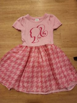 Girls Barbie dress 7/8