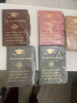 The Adventure Begins Graduation Journal with Pen
