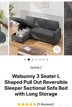 3 seater L shaped sofa
