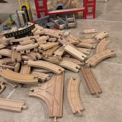 Thomas And Friends Wooden Railroad Parts + Trains