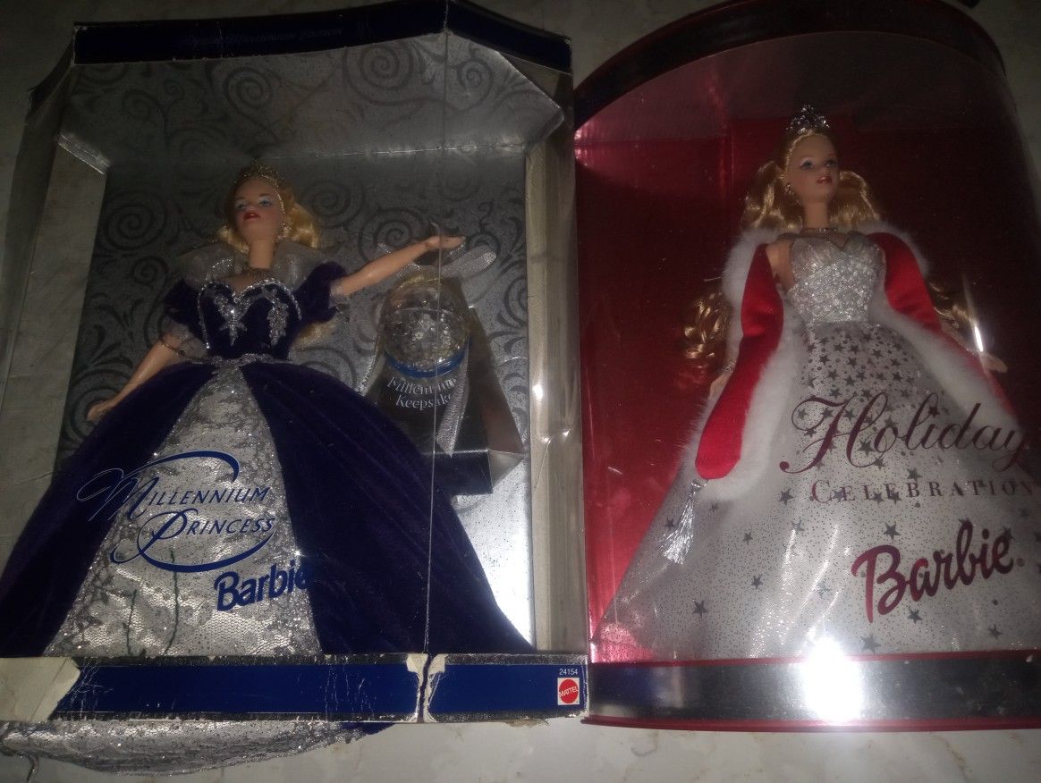 MILLINIEUM AND HOLIDAY BARBIE 2000 - 2001