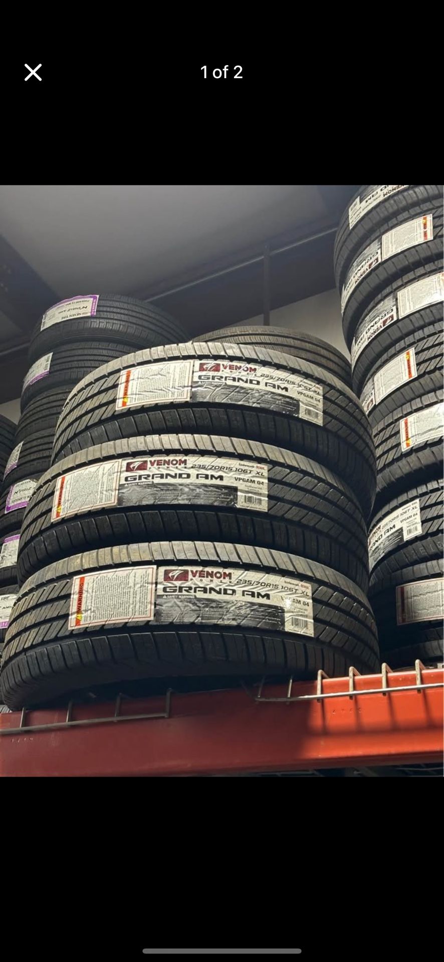 235/70/15 Venom Grand AM Tires