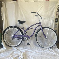 FIRMSTRONG brand URBAN edition 26” single speed, beach cruiser, coaster, Brake, bicycle, cool front basket, brand new comfort cruiser saddle seat