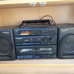 Panasonic RX-DT610 Portable Dual Tape & CD System
