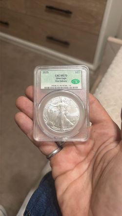 2025 Silver Eagle CAC MS70 First Delivery