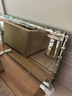 Donghia Marchesa Mirror, Venetian Beveled Glass