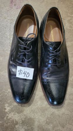 Johnston & Murphy Black Leather Dress Shoes