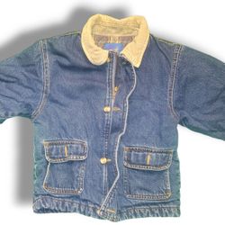 Carters Boy Jean Jacket 4t Toddler Coat Blue Heavy Winter Classic Warm