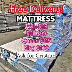 New Mattresses  Twin mattress Full mattress Queen mattress  King mattress  Colchones nuevos  Beds 