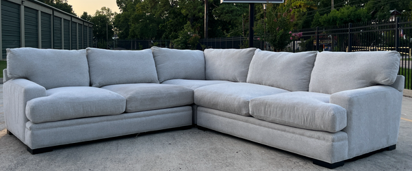 Sectional Couch - CIndy Crawford Collection - Retails for $1599 - Sofa Delivery or Pick Up Available