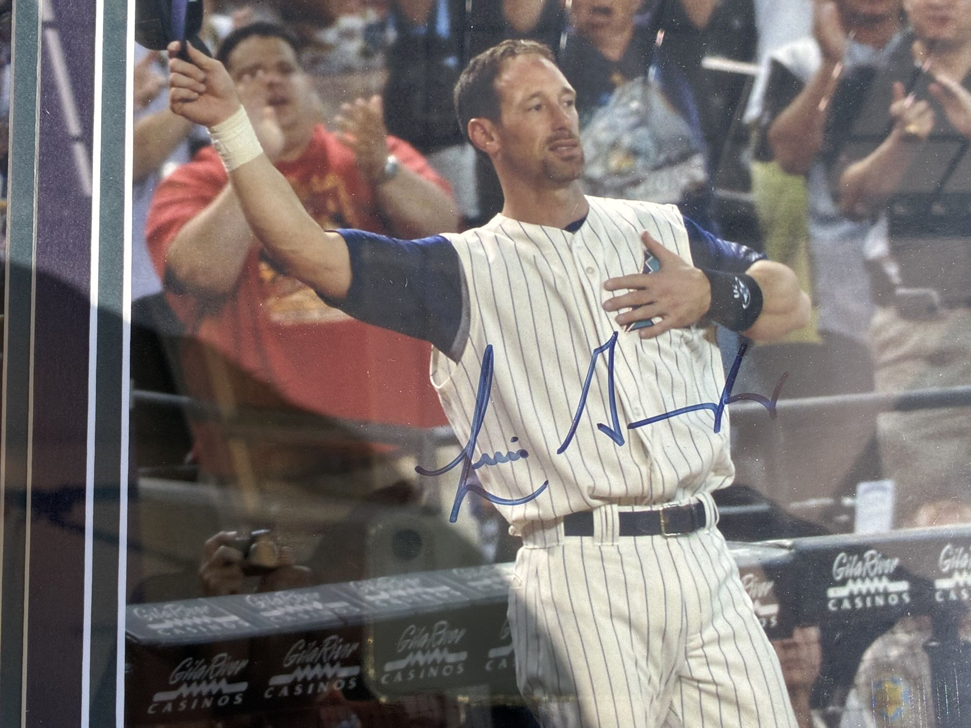 Gonzo autographed DBACKS framed Photos