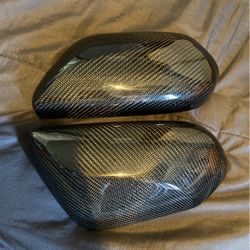 Carbon Fiber Side Cover  Mirrors  For Toyota Camry 