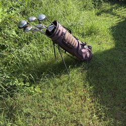 Golf Clubs And Bag
