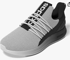Adidas CloudFoam / Lite Racer Adapt 7.0 - Black / White / Gray Mens size 9.5