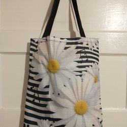Daisy Canvas Tote