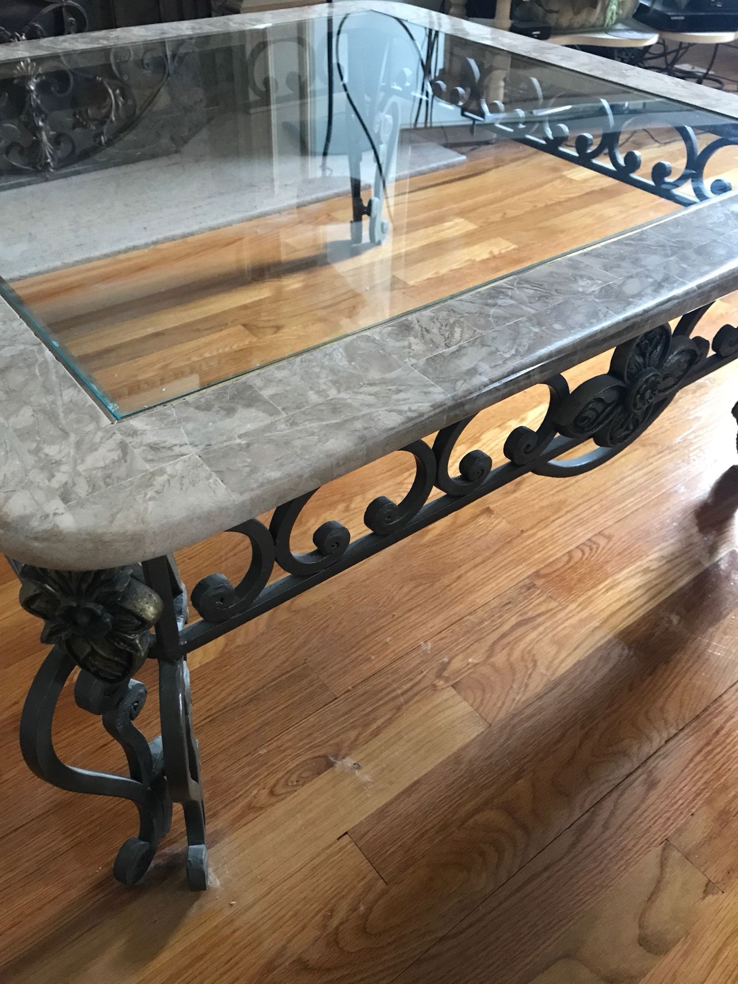 Beautiful glass table