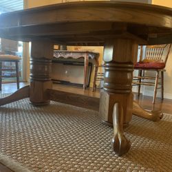 Claw Foot Dining Table 