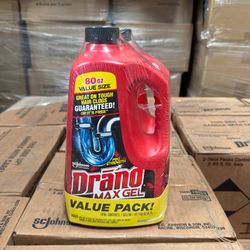 Drano Max Ultra Gel Drain Opener Clog Remover, 80 fl oz, 2-Pack
