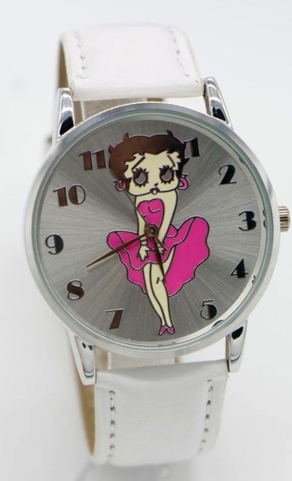 Betty Boop Pattern Stylish Watches Casual Reloj