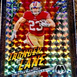 Christian McCaffrey Green Camo Thunder Lane