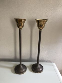 Vintage candle holders