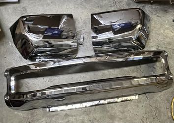 LA Zona Auto Parts 2017 to 2019 Ford F250 F350 Front Chrome Bumper defensa Delantera Cromada
