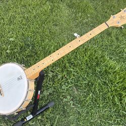 5 string open back banjo