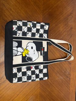 Snoopy canvas large size tote from Knotts