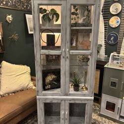 Farmhouse Hutch Cabinet