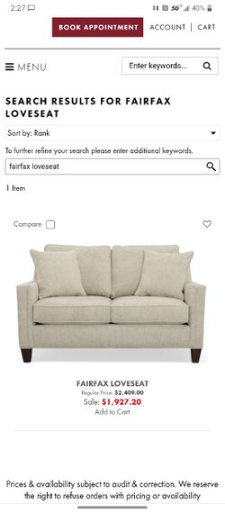 Walter E. Smithe Motorized loveseat