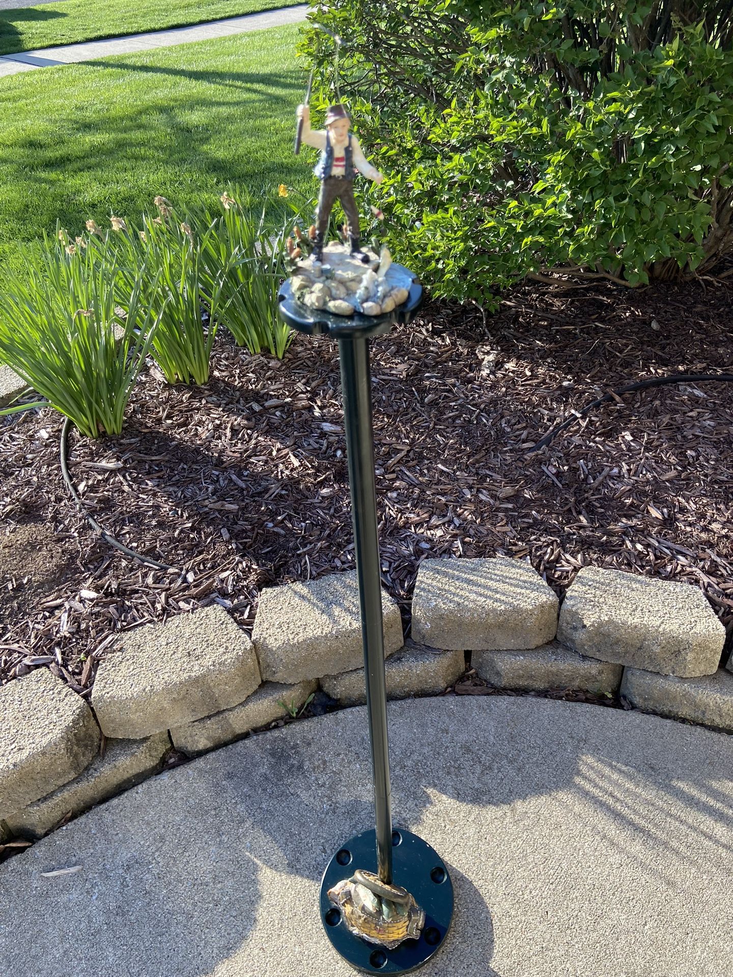 Fishing pole stand