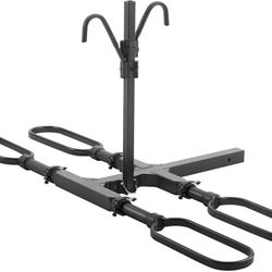 brand new in box 2 Inch Hitch Bike Rack for Car Hitch-Mount, Hitch Ebike Rack for Car 2 Bikes, Car Bicycle Rack for SUV (All Black)