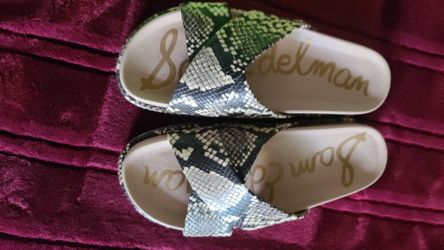 Sam Edelman Snake Print Sandals