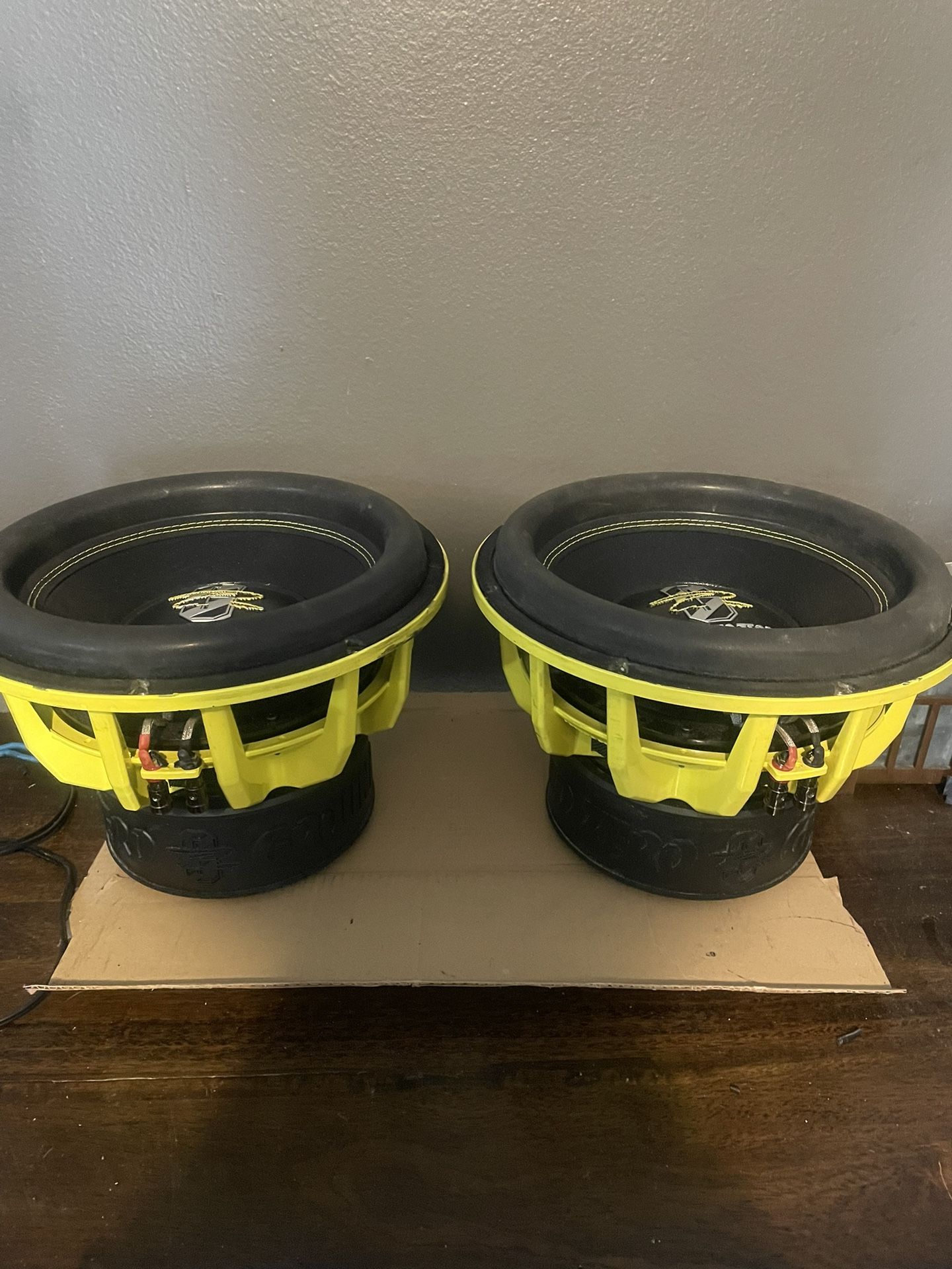 2 Ground Zero 12 Inch High Excursion Spl Subwoofers for Sale in