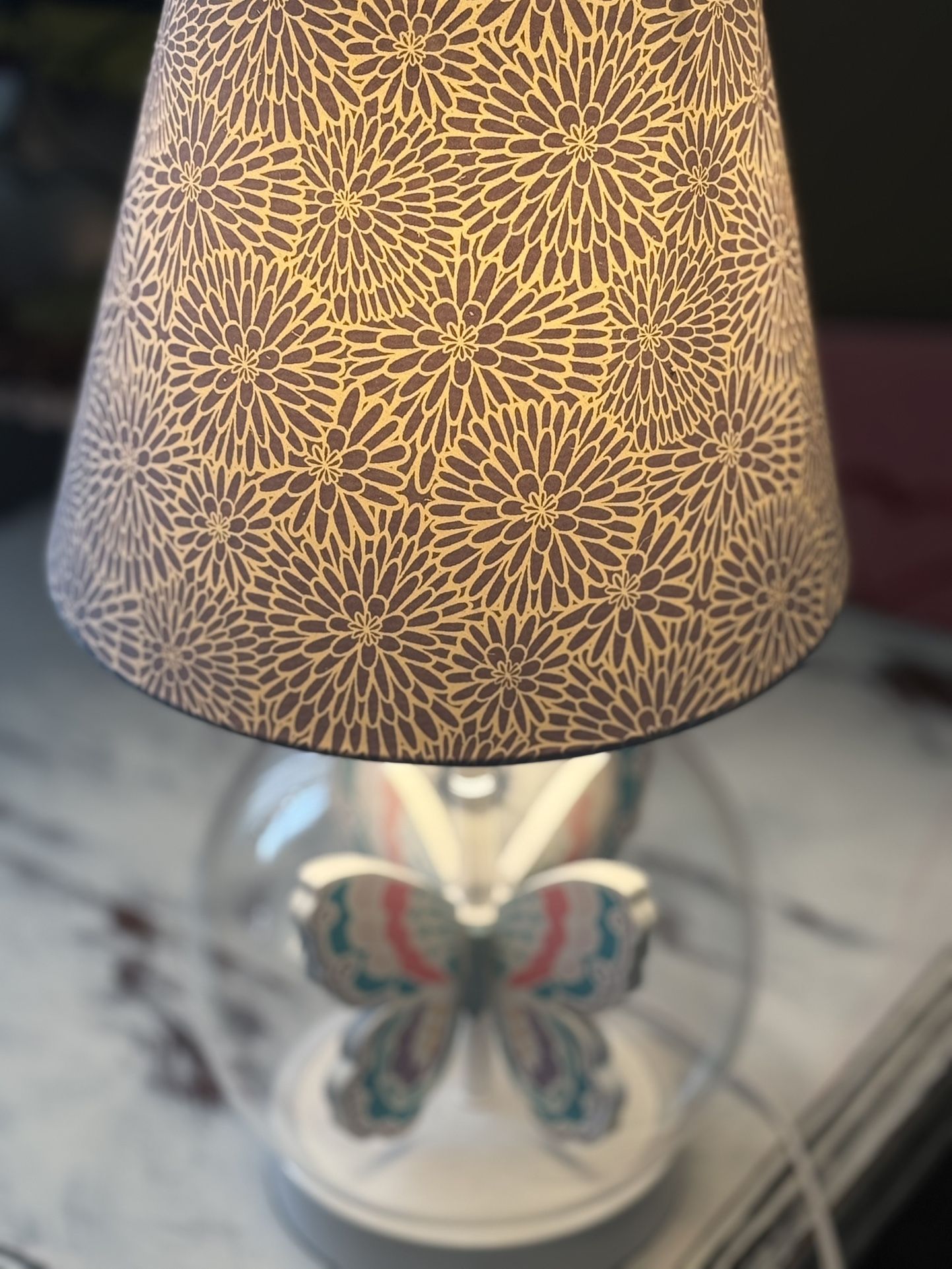 Girls Butterfly Table Lamp