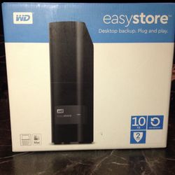 Western Digital 10TB Easy Store Plug & Play