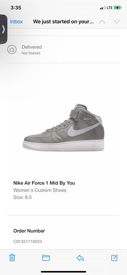 Custom Air Force Ones 8.5 Women's