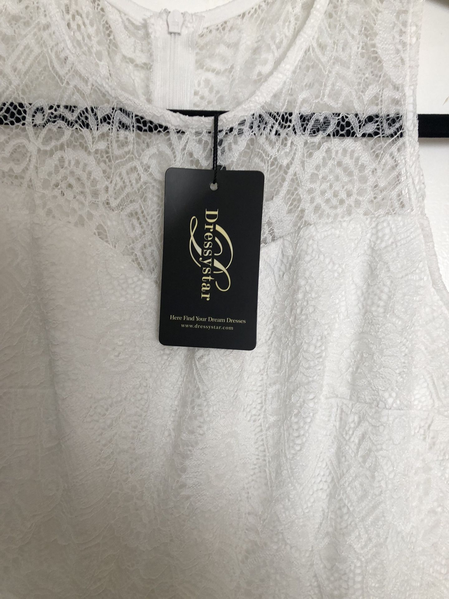 Long White Sleeveless Dress: Size: S…$10.00