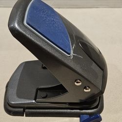 Office Depot 2 Hole Punch, 40 Sheet Capacity, Paper Guide,Padded Handle,Non-skid