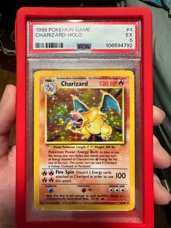 Charizard PSA 5 1999 unlimited