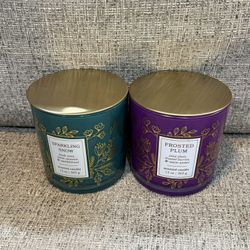 Brand New 3 Wick Scented Candle - $6 Ea 