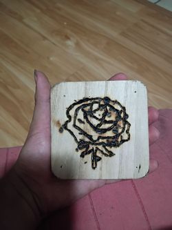 Custom wooden coaster