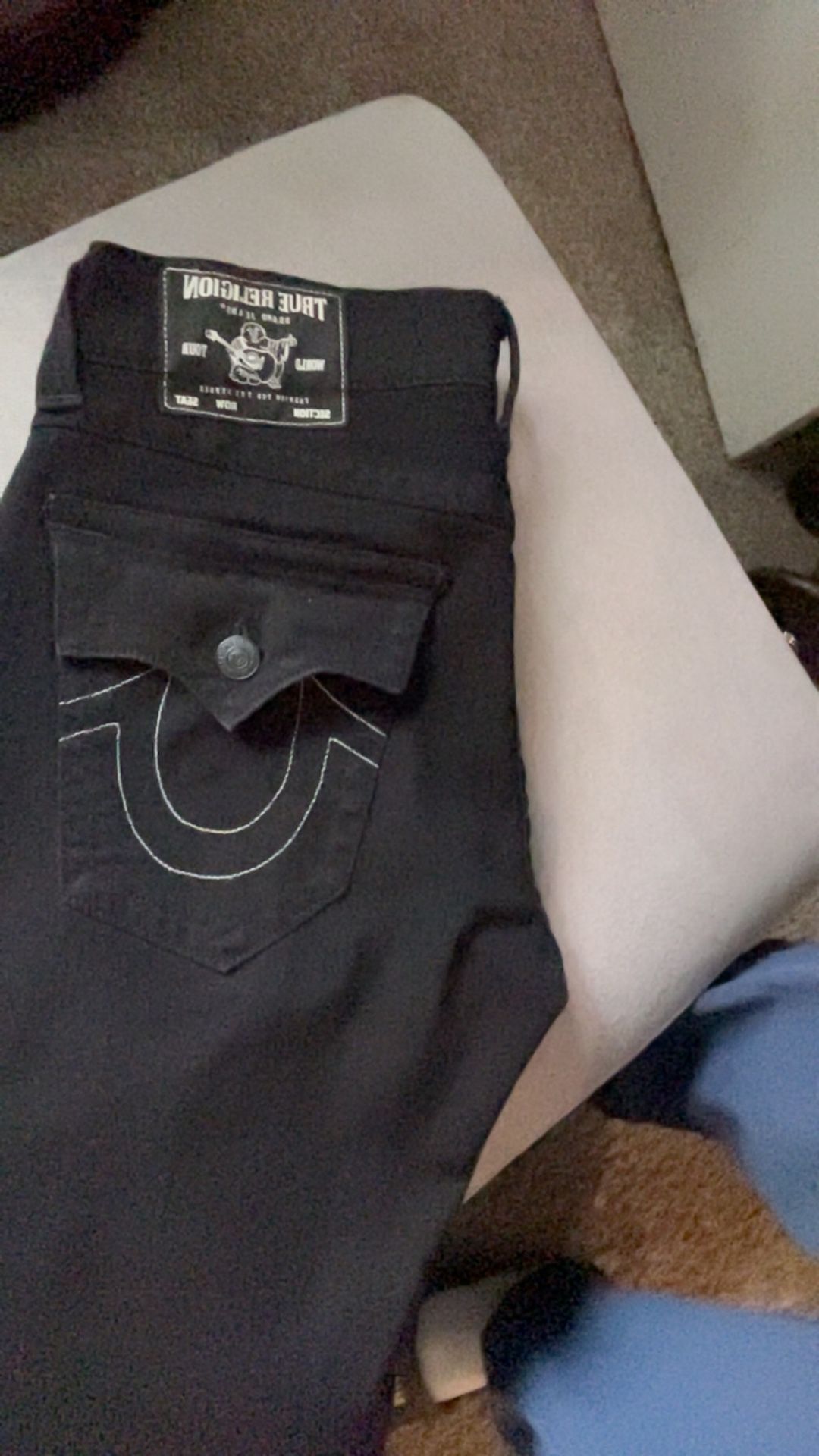 Men relaxed skinny true Religion Jeans