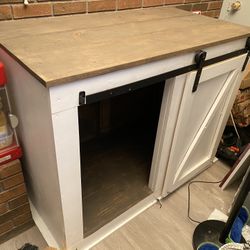 Wooden Dog Crate 