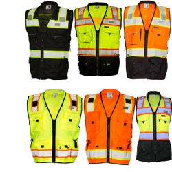 Premiums Black Series Surveyors Vest S5000-LIME