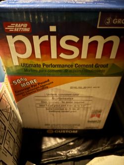 Prism cement grout
