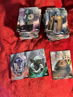 TOPPS CHROME STAR WARS CARDS