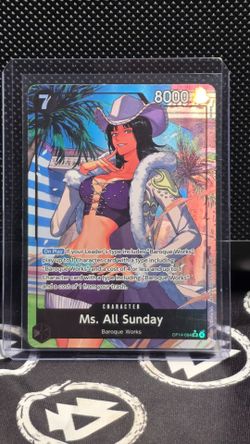 Ms. All Sunday (Alternate Art) OP14-084 The Azure Sea's Seven Foil